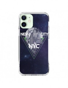 Coque iPhone 12 Mini New York City Triangle Vert - Javier...