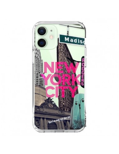 Coque iPhone 12 Mini New Yorck City NYC Transparente - Javier Martinez