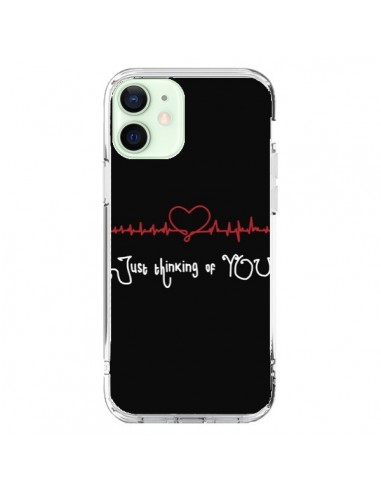 Coque iPhone 12 Mini Just Thinking of You Coeur Love Amour - Julien Martinez