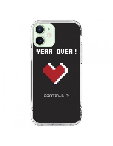 Coque iPhone 12 Mini Year Over Love Coeur Amour - Julien Martinez