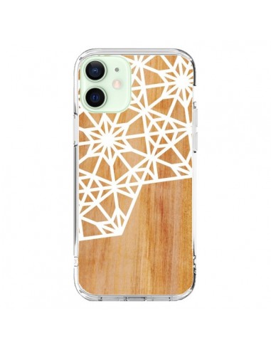 Coque iPhone 12 Mini Frozen Stars Etoile Bois Azteque Aztec Tribal - Jenny Mhairi