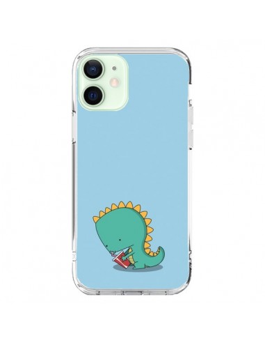 Coque iPhone 12 Mini Dino le Dinosaure - Jonathan Perez