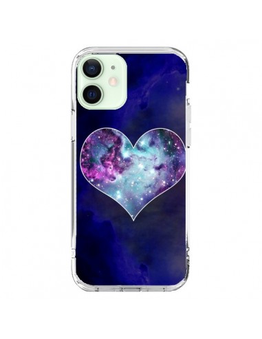 Coque iPhone 12 Mini Nebula Heart Coeur Galaxie - Jonathan Perez