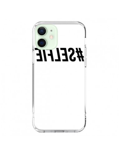 iPhone 12 Mini Case Hashtag Selfie Black Rovesciato - Jonathan Perez