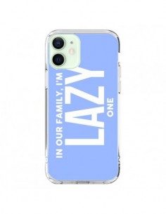 Coque iPhone 12 Mini In our family i'm the Lazy one -...