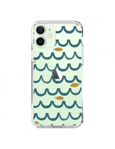 Coque iPhone 12 Mini Poisson Fish Water Transparente - Dricia Do