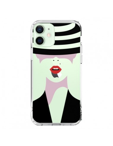 iPhone 12 Mini Case Girl Cappello Clear - Dricia Do