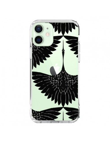 Cover iPhone 12 Mini Pavone Trasparente - Dricia Do