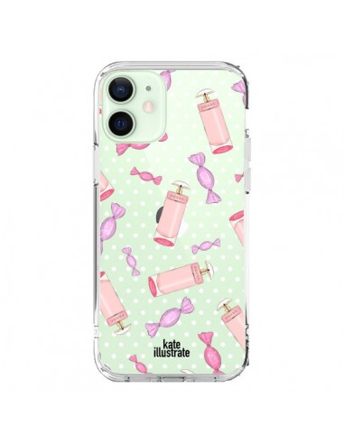 Cover iPhone 12 Mini Caramelle Trasparente - kateillustrate