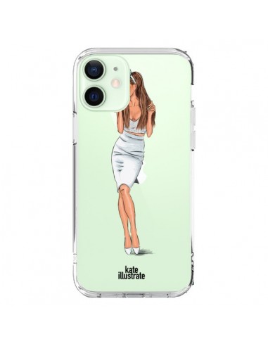 Cover iPhone 12 Mini Ice Queen Ariana Grande Cantante Trasparente - kateillustrate