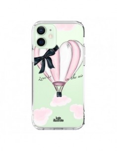Cover iPhone 12 Mini Love is in the Air Amore Mongolfiera...