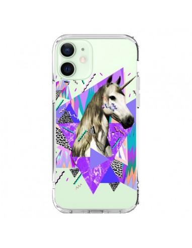 Coque iPhone 12 Mini Licorne Unicorn Azteque Transparente - Kris Tate