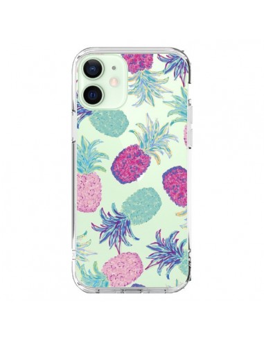 Coque iPhone 12 Mini Ananas Pineapple Fruit Ete Summer Transparente - Lisa Argyropoulos