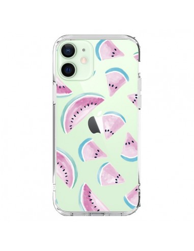 iPhone 12 Mini Case Watermalon Fruit Summer Clear - Lisa Argyropoulos