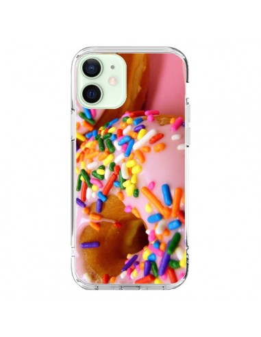 Coque iPhone 12 Mini Donuts Rose Candy Bonbon - Laetitia