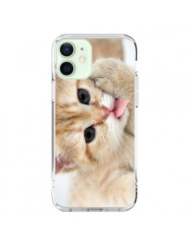 Cover iPhone 12 Mini Gatto Lingua - Laetitia