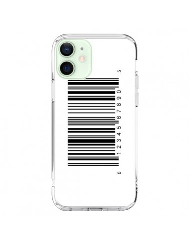 iPhone 12 Mini Case Barcode Black - Laetitia