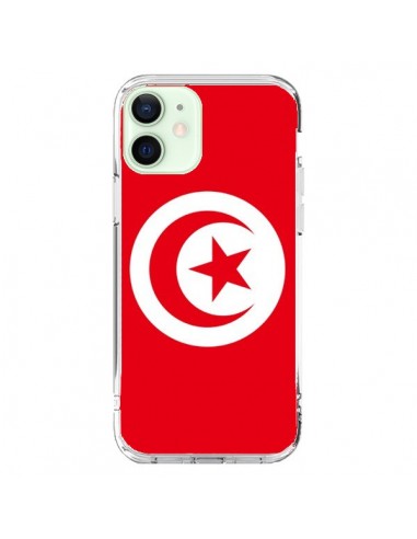 Cover iPhone 12 Mini Bandiera Tunisia - Laetitia