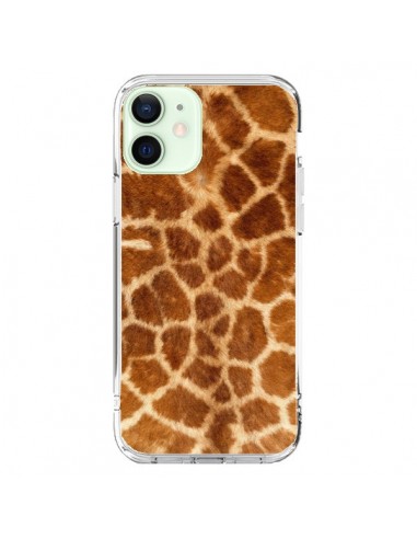 Coque iPhone 12 Mini Giraffe Girafe - Laetitia
