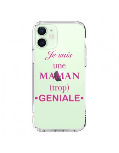 iPhone 12 Mini Case I'm a Mom  geniale Clear - Laetitia