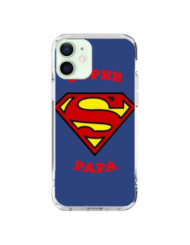 Coque iPhone 12 Mini Super Papa Superman - Laetitia