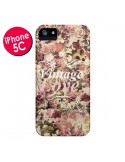 Coque iPhone 5C Vintage Love Flower - Monica Martinez