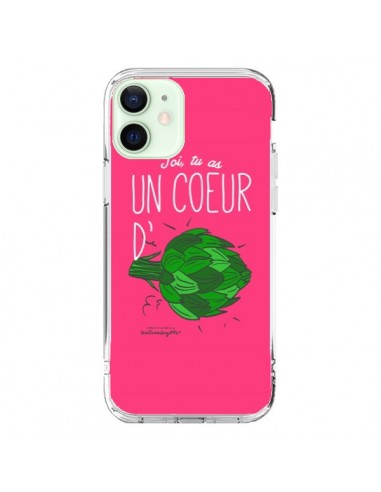 Coque iPhone 12 Mini Toi tu as un coeur d'artichaut - Leellouebrigitte