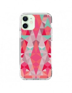 Coque iPhone 12 Mini Azteque Rouge - Leandro Pita