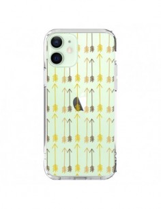 Coque iPhone 12 Mini Fleche Arrow Transparente - Petit...