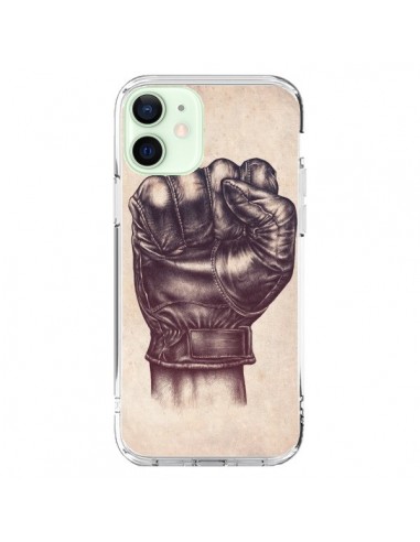 Coque iPhone 12 Mini Fight Poing Cuir - Lassana