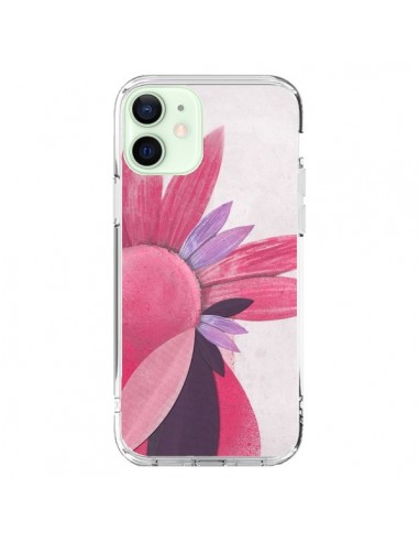 iPhone 12 Mini Case Flowers Pink - Lassana