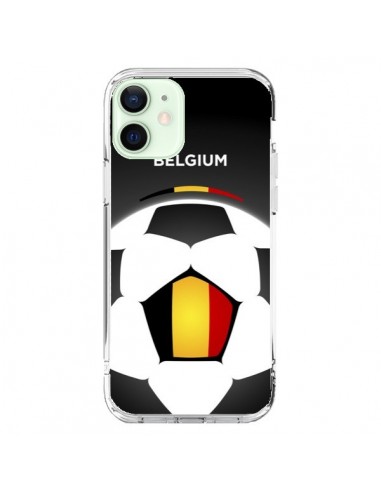Coque iPhone 12 Mini Belgique Ballon Football - Madotta