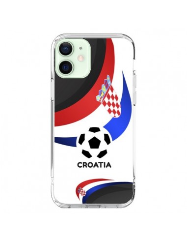 Coque iPhone 12 Mini Equipe Croatie Football - Madotta