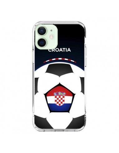 Coque iPhone 12 Mini Croatie Ballon Football - Madotta