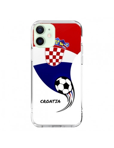 Coque iPhone 12 Mini Equipe Croatie Croatia Football - Madotta