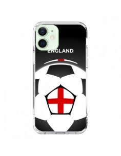 Coque iPhone 12 Mini Angleterre Ballon Football - Madotta