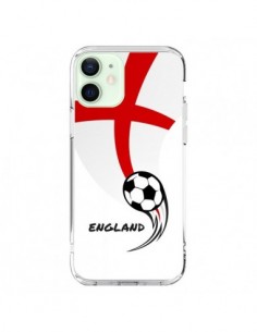 Coque iPhone 12 Mini Equipe Angleterre England Football -...