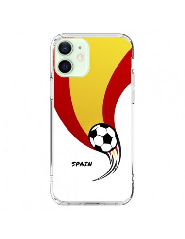 Coque iPhone 12 Mini Equipe Espagne Spain Football - Madotta