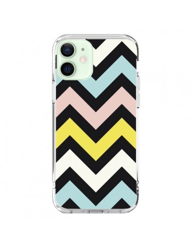 Coque iPhone 12 Mini Azteque Chevron Sunny - Mary Nesrala