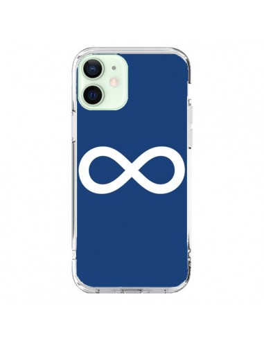 Coque iPhone 12 Mini Infini Navy Blue Infinity - Mary Nesrala