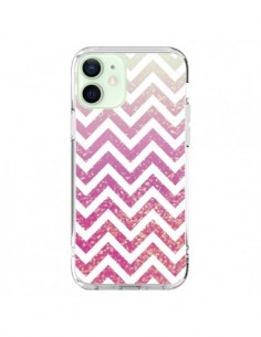 Cover iPhone 12 Mini Chevron Pixie Dust Triangolo Azteco...