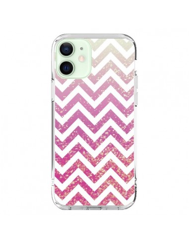 Coque iPhone 12 Mini Chevron Pixie Dust Triangle Azteque - Mary Nesrala