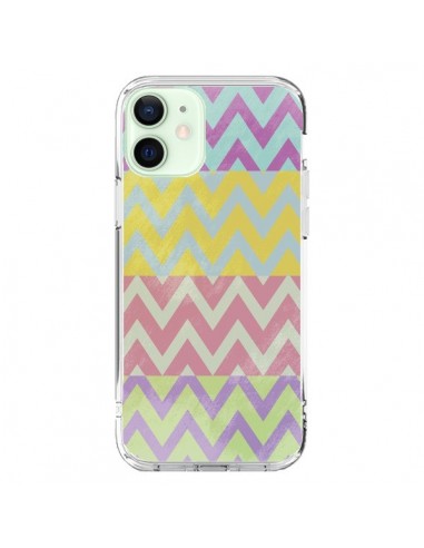 Coque iPhone 12 Mini Chevron Summer Triangle Azteque - Mary Nesrala