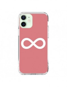 Cover iPhone 12 Mini Infinity Infinito Forever Corallo -...