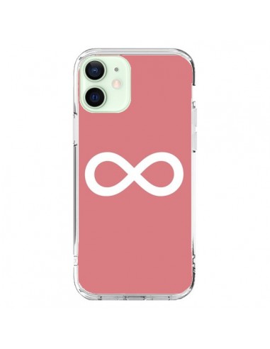 Cover iPhone 12 Mini Infinity Infinito Forever Corallo - Mary Nesrala