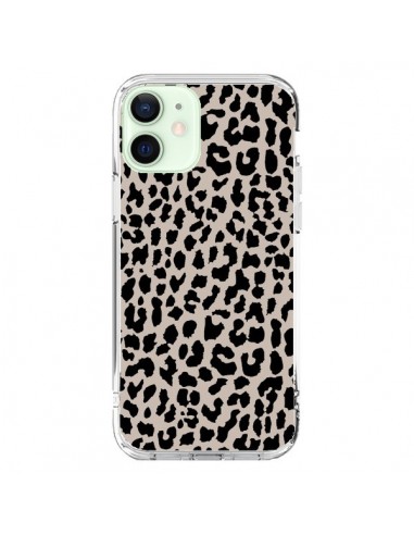 Coque iPhone 12 Mini Leopard Marron - Mary Nesrala