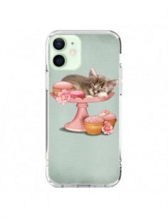 Cover iPhone 12 Mini Gattoon Gatto Kitten Biscotto...