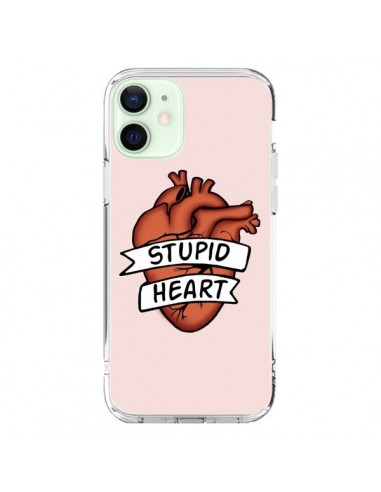 Coque iPhone 12 Mini Stupid Heart Coeur - Maryline Cazenave