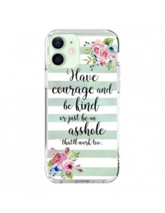 iPhone 12 Mini Case Courage, Kind, Asshole - Maryline...