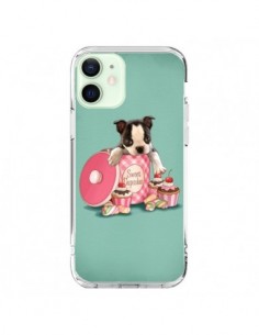 Coque iPhone 12 Mini Chien Dog Cupcakes Gateau Boite -...